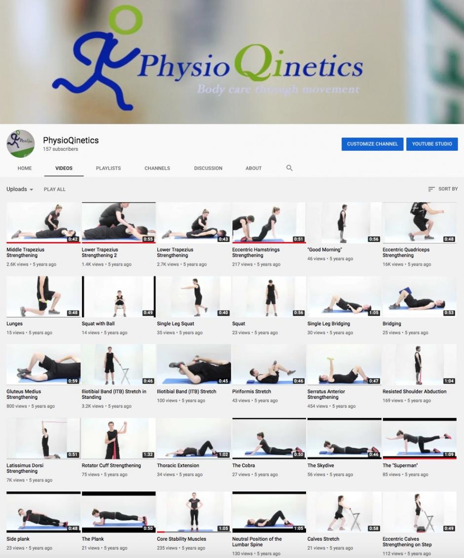 PhysioQinetics Youtube channel